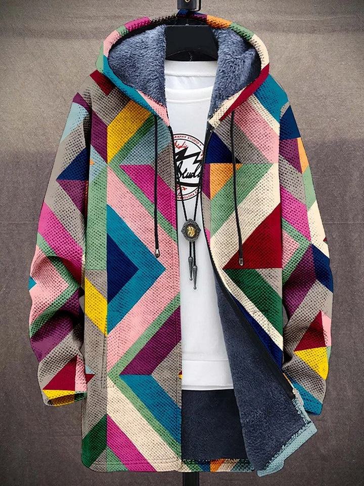 Adrienne - Luxurious, artistically inspired zip-up hoodie