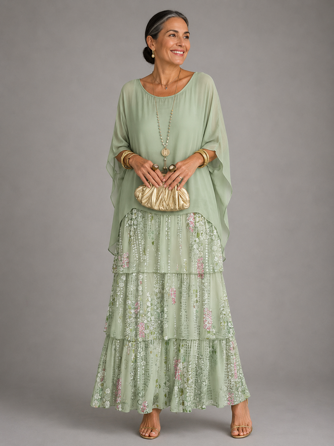 Olivia - Elegant Flowing Maxi Dress