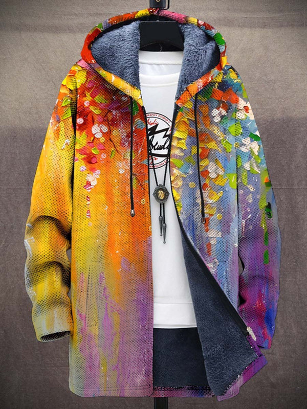 Eliza - Luxurious, artistically inspired zip-up hoodie