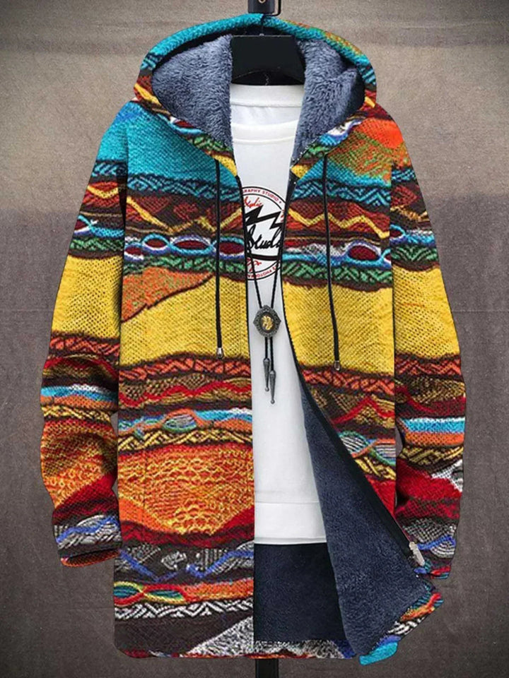 Eliza - Luxurious, artistically inspired zip-up hoodie