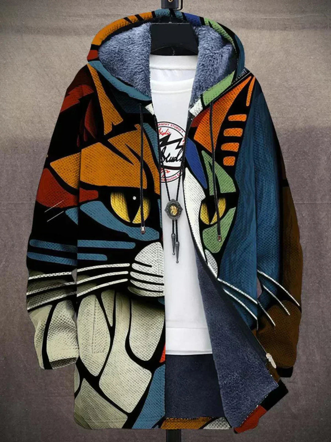 Sophie - Luxury, artistically inspired zip-up hoodie