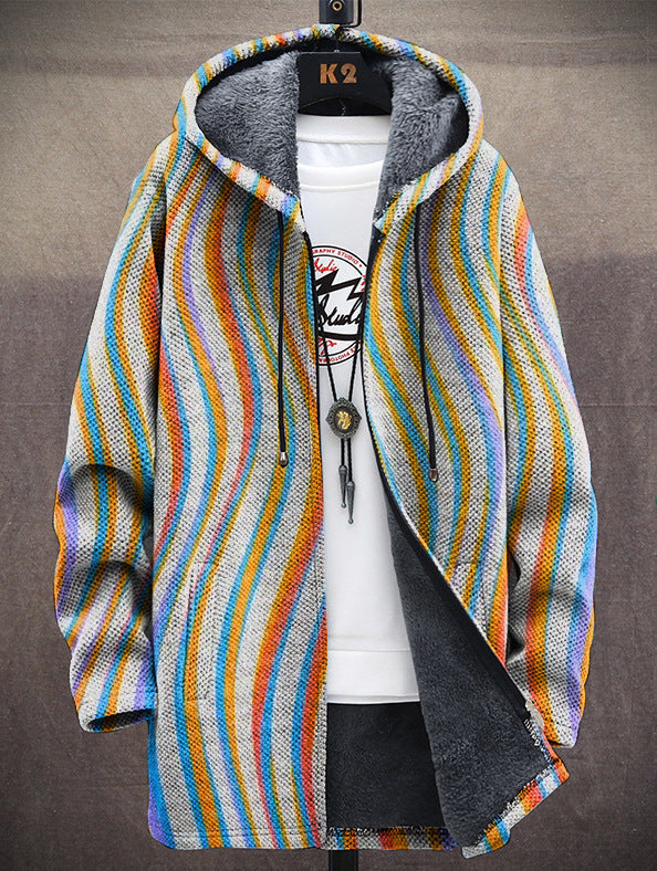Laura - Luxurious, artistically inspired zip-up hoodie