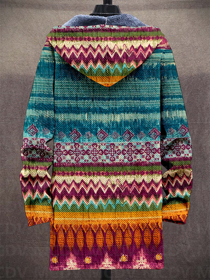 Ella - Luxurious, artistically inspired zip-up hoodie