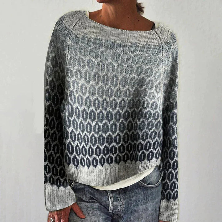 Alison - Retro Scandinavian knitted sweater