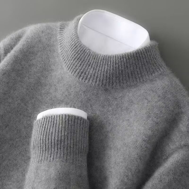 Robyn - Cashmere Elegant Sweater (Grey)