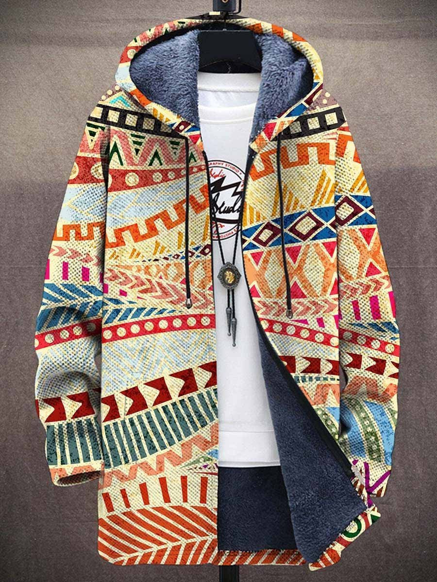 Claire - Luxurious, artistically inspired zip-up hoodie