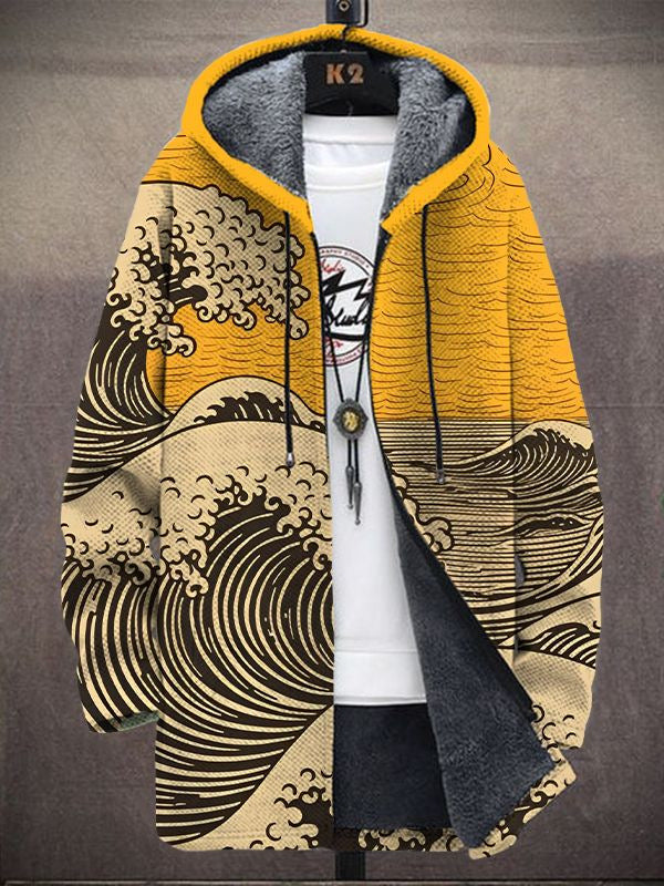 Wendy - Luxurious, artistically inspired zip-up hoodie