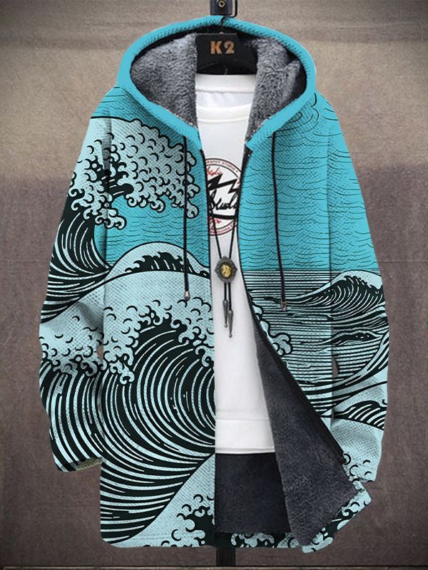 Wendy - Luxurious, artistically inspired zip-up hoodie