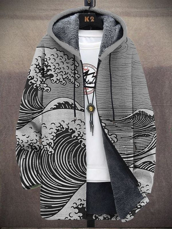 Wendy - Luxurious, artistically inspired zip-up hoodie