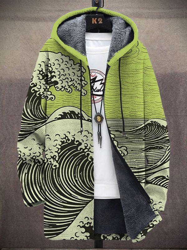 Wendy - Luxurious, artistically inspired zip-up hoodie