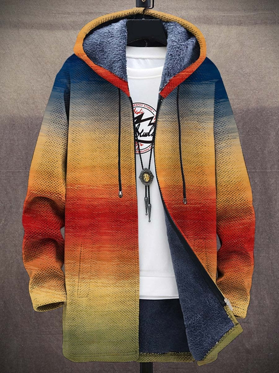 Chloe - Luxurious, artistically inspired zip-up hoodie