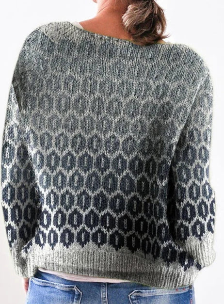 Alison - Retro Scandinavian knitted sweater