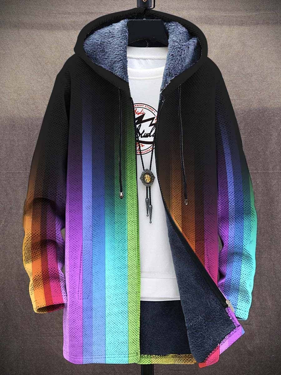 Jessica - Luxurious, artistically inspired zip-up hoodie