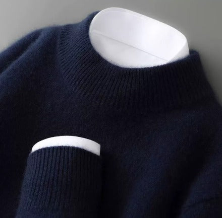 Debra - Cashmere Elegant jumper (Blue)